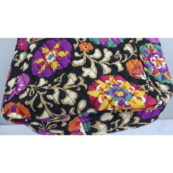 Vera Bradley Suzani Holiday Tote Floral Shoulder Bag Open Top Inner Pockets - Picture 4 of 9